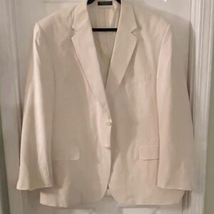 Meeting Street Men’s Blazer Size 48R Like New Condition Beige